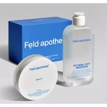 Feld Apoteke Pore-Fit Water 265ml + cotton pad + multi-pad tray set