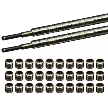Felimoa Metal Pipe Power Pipe Robot Model Spring Coil Core Длина провода 200 мм Диаметр 5 мм Всего 44 шт. Набор приблизительно. (Серебряный) серебряный