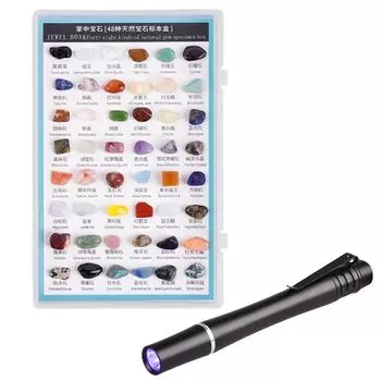 Felimoa Mineral Specimen Stone Natural Stone Gem Mineral Collection Geological Set of 2