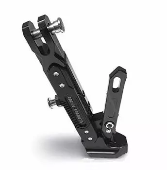 Felimoa Мотоцикл Мотоцикл Боковая подставка 6 Высота Прочная Регулируемый угол (черный)