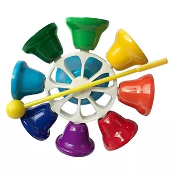 Felimoa Music Bell 8 Tone ударный инструмент молоток игрушка колокольчик детский