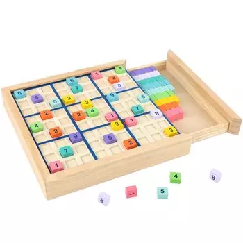 Felimoa Number Place Number Sudoku Puzzle Деревянная игрушка Математика Логическое мышление Настольная
