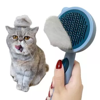FelineBees Кошка Собака Длинная Короткая Лечебная Пуходерка Для Домашних Животных Кошачьи Бусины Щетка, Дружелюбная К Коже, Безболезненная, Волосы, Волосы, Щетка, Щетка, Расческа, Щетка, Удаление,