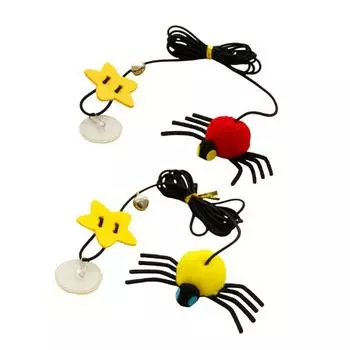 Felines Fun Swing Cats Exercise Swing Easyly Install Cats Toy Relieve Depression красный