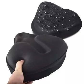 FELIS Bicycle Saddle Cover by a Japanese Saddle Cushion for Mamachari Aero Electric Large and Smooth and [Developed Company] Bike, Waterproof,