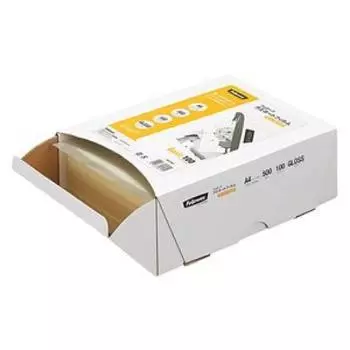 Fellows Laminating Film 100 Micron Basic Bonus Pack for A4 Size 500 Sheets 5847901