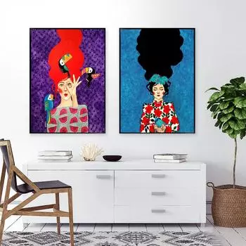 Female Empowerment Poster And Prints Fashion Girl Canvas Painting Nordic Style Wall Art Pictures Home Decoration For Living Room 21x30cm No Framed белый