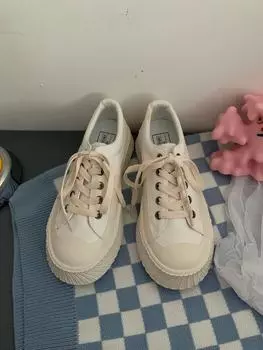 Female Footwear Low High On Platform Women s Shoes Black Lace Up Luxury Stylish Price Offers Quality Spring Offer Light 39 35