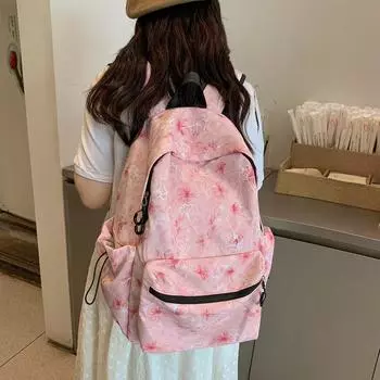 Женский школьный рюкзак для средней школы зелёный