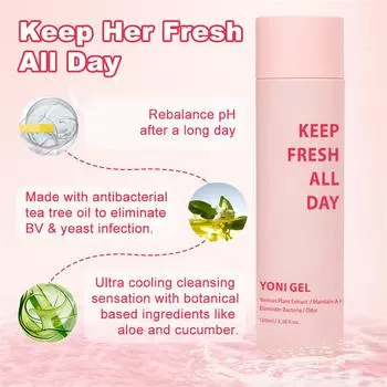 Female Private Parts Shower Gel 100ML Hydrating And Moisturizing PH Balance Shower Gel