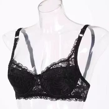 Female Sexy Ultrathin Sexy Lace Bras Sexy Lingerie Comfortable Underwear 90B