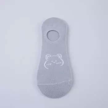 Female Spring and Summer Thin Cartoon Cute Invisible Silicone Non Slip Do Not Fall with The Boat Socks 1 pair