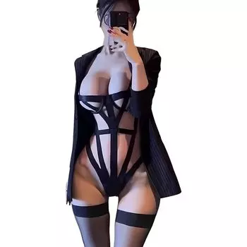 Female Strap Office Open No Erotic [LIKENNY] Teacher, Teacher, Sexy, Bodysuit, SM, Cosplay, Secretary, Lady, Chest, Hole-Opening, Undressing, Extreme,