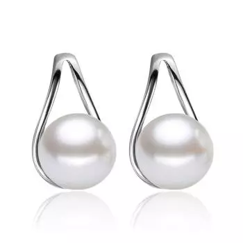 Женские серьги-гвоздики Темперамент, Женское счастье Жуйи Серьги Модные посеребренные ювелирные изделия