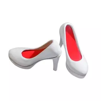 Female Women Doll Stiletto Shoes 1/6 Scale Doll Shoes 1/6 High Heel Shoes For 12 Phicen Tbleague White