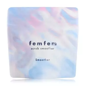 femfem скраб для тела сглаживающий белый savon аромат скраб для тела нежная зона vio мыло fem уход ягодицы черные точки