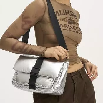Женская стеганая сумка через плечо мягкая сумка роскошная сумка монохромная ретро мода