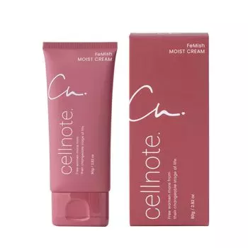 FeMish MOIST CREAM Высокоувлажняющий крем для деликатных зон Керамиды Производное витамина С Стволовые клетки человека CICA Ниацинамид Бергамот Аромат герани 80 г