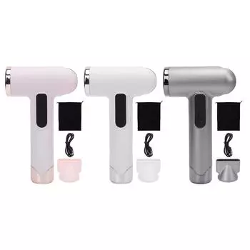 Фен 100000 об/мин 200 Вт USB перезаряжаемый беспроводной тихий портативный фен для общежития домашний Tra Silver