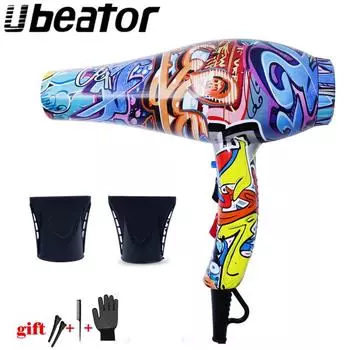 Фен для укладки волос 2400W 220V-EU Plug синий