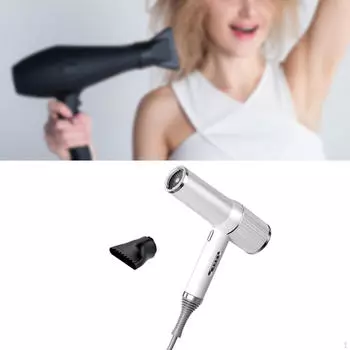 Фен для укладки волос Инструмент для вьющихся волос с высокой скоростью выдувания, тонкие густые натуральные gray 1 Nozzle