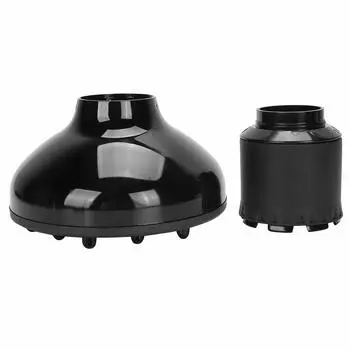 Фен для вьющихся волос Ratouy, профессиональный фен для волос, даже для мужчин, для салона, дома, для женщин, диффузор, диффузор, (черный) чёрный