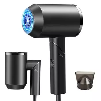 Фен для волос 1500 Вт Большой объем воздуха Быстрая скорость сушки Мотор Высокая концентрация Отрицательный высокоскоростной фен 3 уровня регулировки температуры Термостат