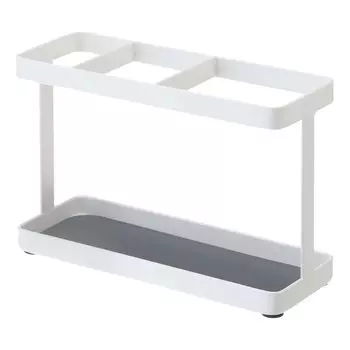 Фен и утюжок для волос Yamazaki Jitsugyo, подставка, белая, 2284