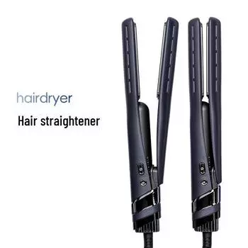 Фен и выпрямитель для волос двойного назначения с ионизацией и сменной насадкой Senping [foreign trade only] Note plug темно-синий