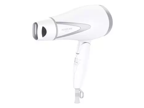 Фен Koizumi с большим объемом воздуха и отрицательными ионами, легкий, белый KHD-9820/W