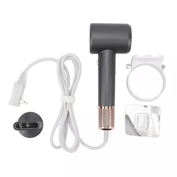 Фен с отрицательными ионами 110000 об/мин 600 млн отрицательных ионов горячий холодный ветер тихий портативный фен для волос US Plug разноцветный