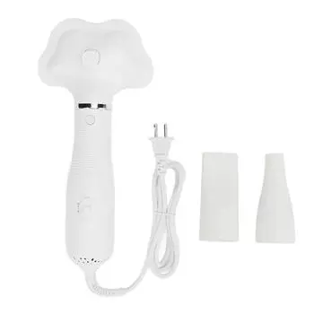 Фен-щетка для домашних животных, съемная стальная игольчатая расческа, малошумный вентилятор для ухода за собаками и