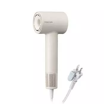 Фен Tescom I-образный отрицательный ион легкий компактный холодный/горячий воздух тихий стойка с вилкой бежевый TD760A-C