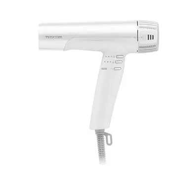 Фен Tescom Protect Ion Легкий воздушный держатель Pull Plug Холодный/Горячий TD770A-W
