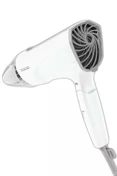 Фен Tescom Protect Ion Quick Dry Легкий Холодный Воздух Складной Большой Объем Воздуха Большое Давление Ветра Легко подключаемый Speedom Белый TID2400B-W/E