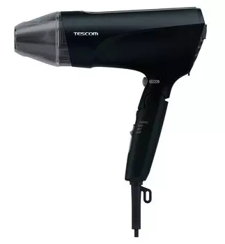 Фен Tescom Protect Ion складной Easy Plug Speedom черный подлинный TID2400B-K