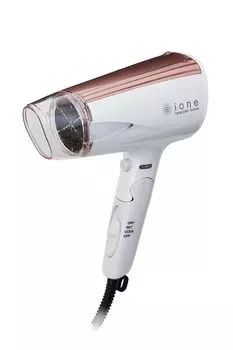 Фен Tescom с отрицательными ионами, складной, большой объем воздуха, легкий, розовое золото TD335B-N