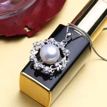 FENASY богемные ожерелья с цветком и кубическим цирконием из натурального пресноводного жемчуга для женщин, ювелирные изделия с жемчугом золотой