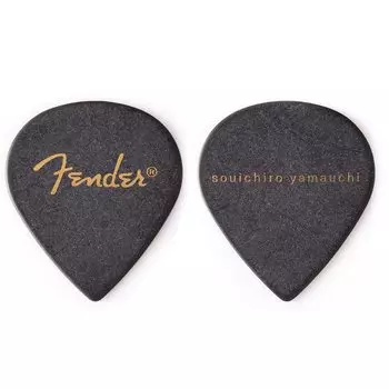 Fender Artist Signature Pick Souichiro Yamauchi Fuji Fabric Signature Guitar Pick [Набор 12] Ямаути/Соитиро