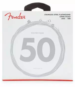 Fender Electric Bass Strings Stainless Bass Stainless Steel 9050ML Medium Light 9050 s Strings, Flatwound, .050-.100