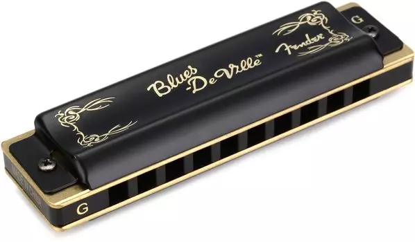 Fender Fender губная гармошка BLUES DEVILLE HARMONICA G