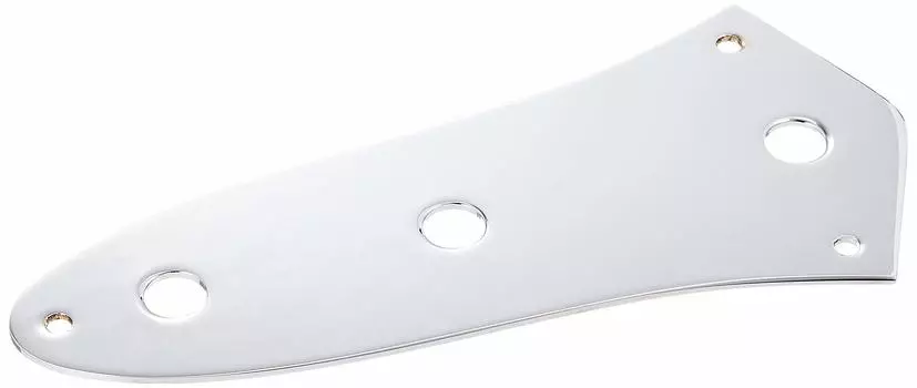 Fender Fender Parts AMERICAN VINTAGE JAZZ BASS CONTROL PLATE CHROME 62 (3-ЛУНКИ)