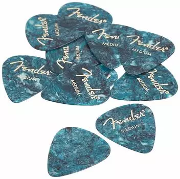Fender Fender Pick OCEAN TURQ (12PK) MED