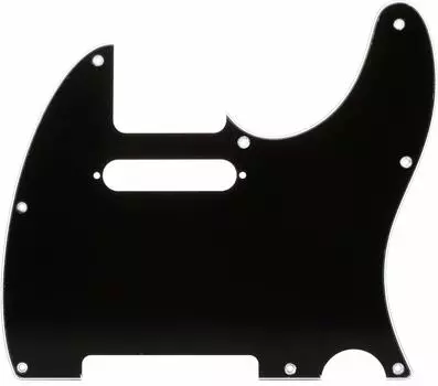 Fender Fender Pickguard MOUNT TELECASTER PICKGUARDS BLACK 8-HOLE MULTI-PLY чёрный