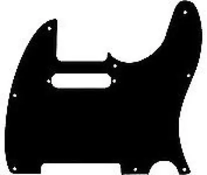 Fender Fender Pickguard оригинальные детали стандартный Tele 8 отверстий для винтов черный 3 слоя [Товар]
