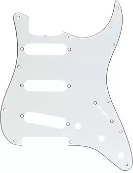 Fender Fender Pickguard STRATOCASTER PICKGUARDS WHITE 11-HOLE 60S VINTAGE-STYLE S/S/S белый