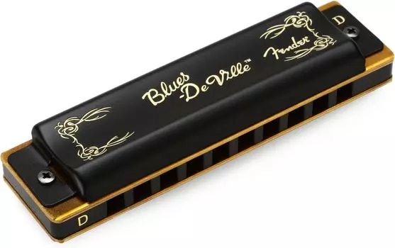 Fender Harmonica Blues DeVille Key of D Harmonica,