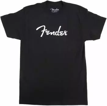 Fender Lifestyle Spaghetti Logo XL 9101000606 Футболка Fender®, черная, чёрный