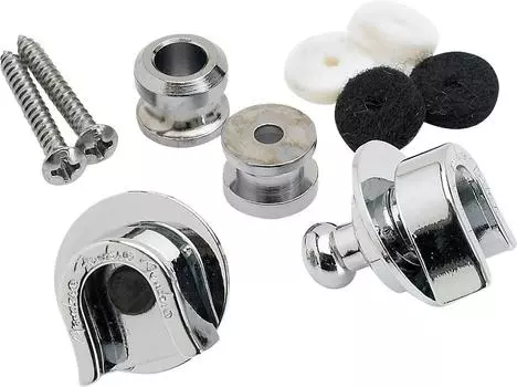 Fender Parts Elite Strap Locks, хром