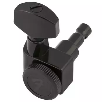 Fender Parts Locking Black Tuners, чёрный